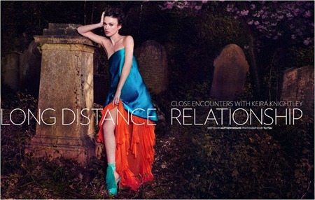 FLAUNT MAGAZINE: KEIRA KNIGHTLEY IN "LONG DISTANCE RELATIONSHIPS" BY PHOTOGRAPHER YU TSAI