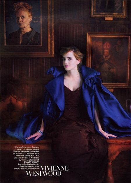 STYLE REWIND: EMMA WATSON IN "THE MAGIC OF FASHION" FOR HARPER'S BAZAAR UK, 2008 BY PHOTOGRAPHER SIM