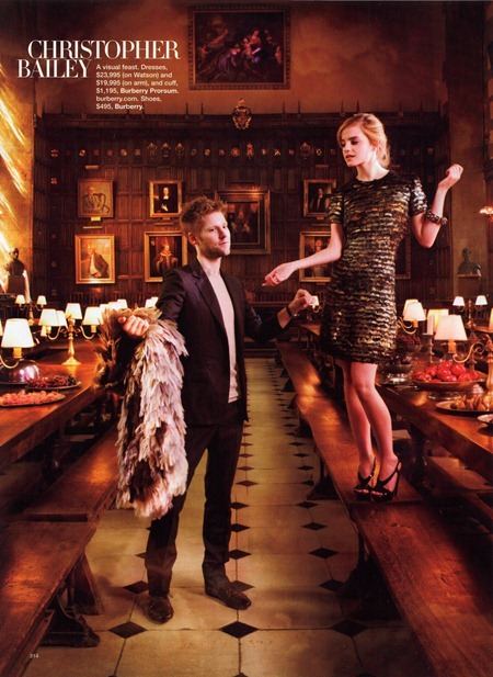 STYLE REWIND: EMMA WATSON IN "THE MAGIC OF FASHION" FOR HARPER'S BAZAAR UK, 2008 BY PHOTOGRAPHER SIM