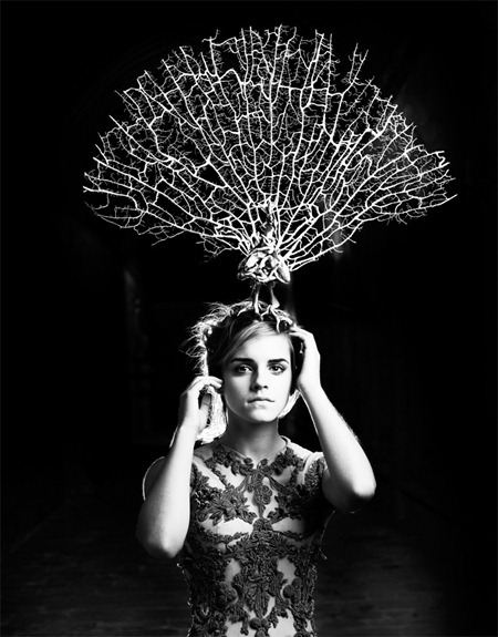 STYLE REWIND: EMMA WATSON IN "THE MAGIC OF FASHION" FOR HARPER'S BAZAAR UK, 2008 BY PHOTOGRAPHER SIM