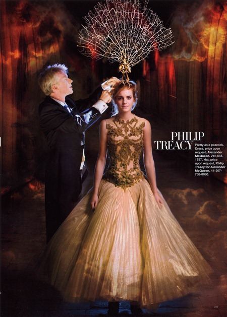 STYLE REWIND: EMMA WATSON IN "THE MAGIC OF FASHION" FOR HARPER'S BAZAAR UK, 2008 BY PHOTOGRAPHER SIM
