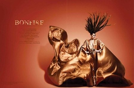 WESTEAST MAGAZINE: YASMIN LE BON IN "BONFIRE" BY PHOTOGRAPHER CAVIT ERGINSOY