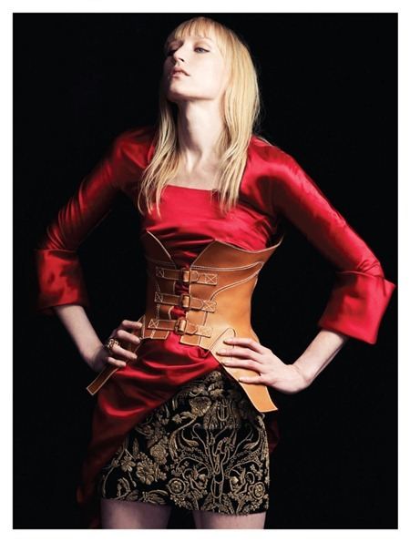 CRASH MAGAZINE: JADE PARFITT IN "ALEXANDER MCQUEEN" BY PHOTOGRAPHER JERMAINE FRANCIS