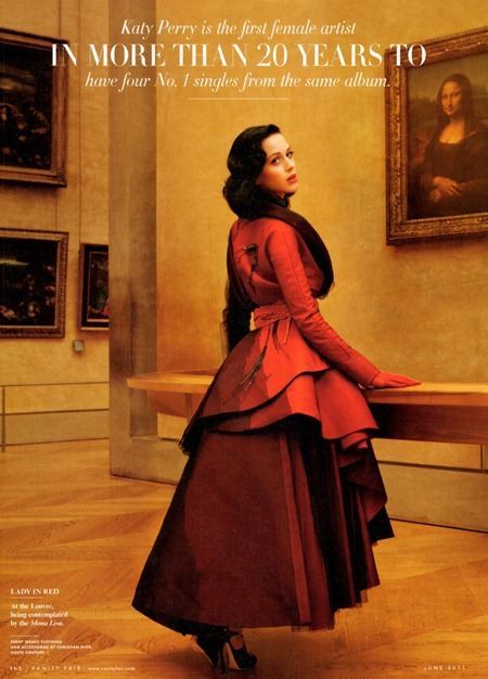 VANITY FAIR MAGAZINE: KATY PERRY IN "KATY PERRY'S GRAND TOUR" BY PHOTOGRAPHER ANNIE LEIBOVITZ