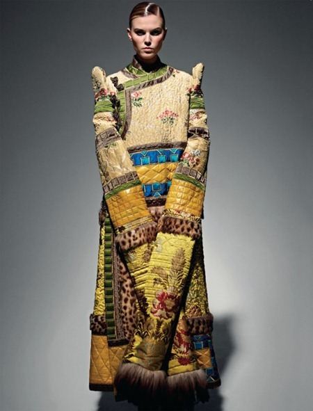 VOGUE RUSSIA: MARYNA LINCHUK BY PHOTOGRAPHER PATRICK DEMARCHELIER