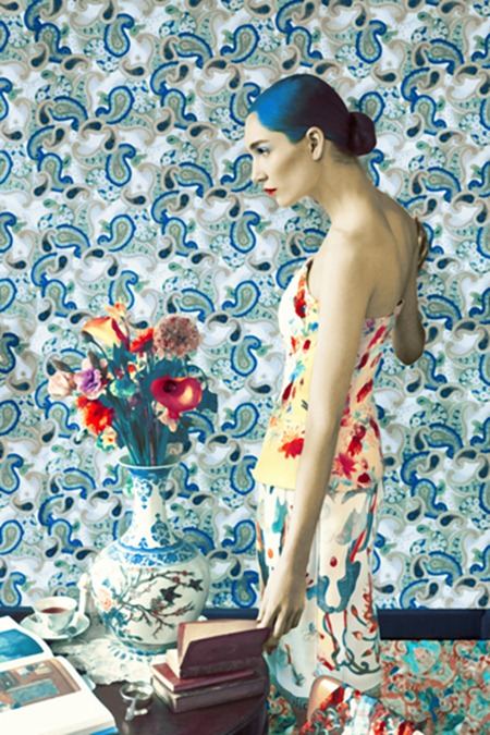 A MAGAZINE: JANICE FOR MARY KATRANTZOU FALL 2011 BY PHOTOGRAPHER ERIK MADIGAN HECK