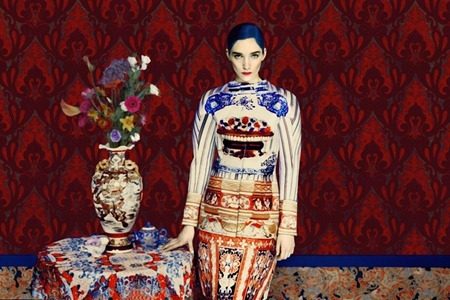 A MAGAZINE: JANICE FOR MARY KATRANTZOU FALL 2011 BY PHOTOGRAPHER ERIK MADIGAN HECK