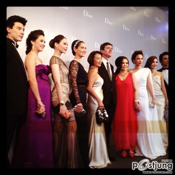 "อั้ม พัชราภา"เเละเหล่าคนบันเทิง@Dior....!!