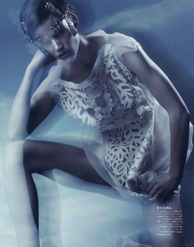VOGUE JAPAN: Saskia de Brauw & Kinga Rajzak in "The Virgin Spring" by Photographer Solve Sundsbo