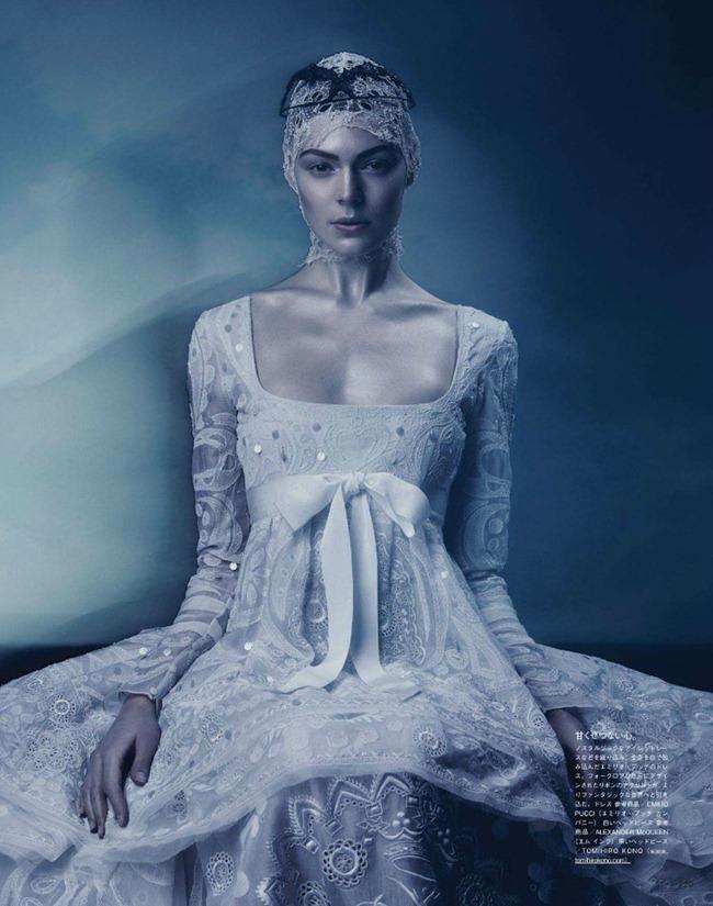 VOGUE JAPAN: Saskia de Brauw & Kinga Rajzak in "The Virgin Spring" by Photographer Solve Sundsbo