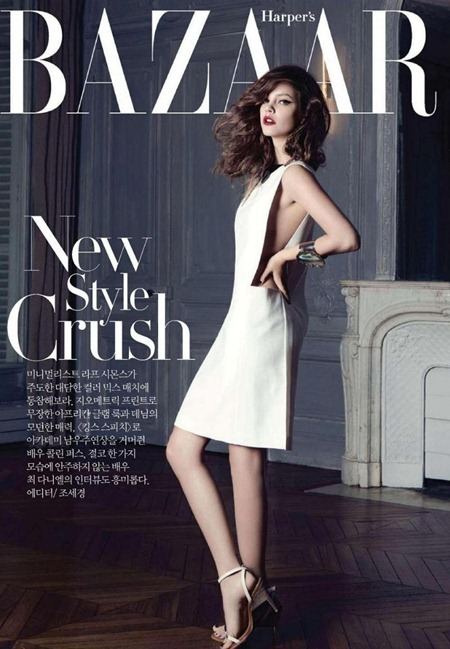 HARPER'S BAZAAR KOREA: BARBARA PALVIN IN "DELICATE BEAUTY" BY RAMA