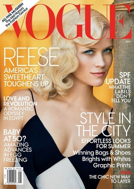 VOGUE MAGAZINE: REESE WITHERSPOON IN "WATER FOR ELEPHANTS" BY PHOTOGRAPHER PETER LINDBERGH