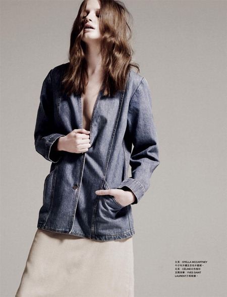 HARPER'S BAZAAR HONG KONG: ANASTASIA KUZNETSOVA IN "BOYISH" BY PHOTOGRAPHER TINA LUTHER