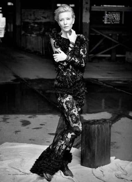 HARPER'S BAZAAR AUSTRALIA: CATE BLANCHETT IN "DRESS CIRCLE" BY PHOTOGRAPHER WILL DAVIDSON