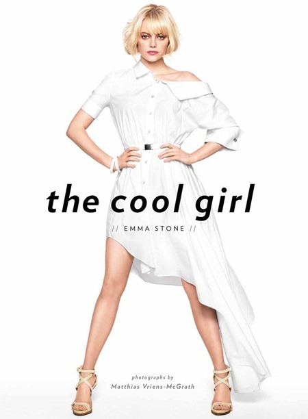 GLAMOUR MAGAZINE: EMMA STONE IN "THE COOL GIRL" BY PHOTOGRAPHER MATTHIAS VRIENS-MCGRATH