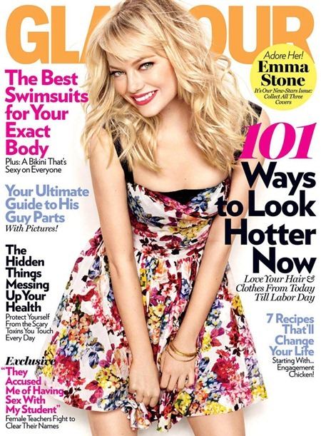 GLAMOUR MAGAZINE: EMMA STONE IN "THE COOL GIRL" BY PHOTOGRAPHER MATTHIAS VRIENS-MCGRATH