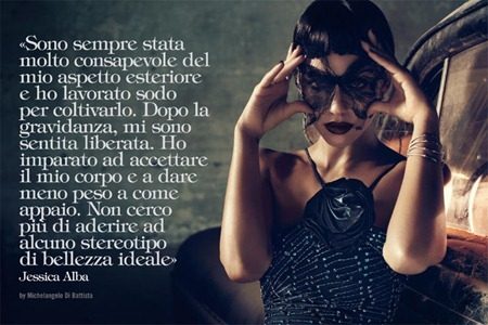 VOGUE ITALIA: JESSICA ALBA BY PHOTOGRAPHER MICHELANGELO DI BATTISTA