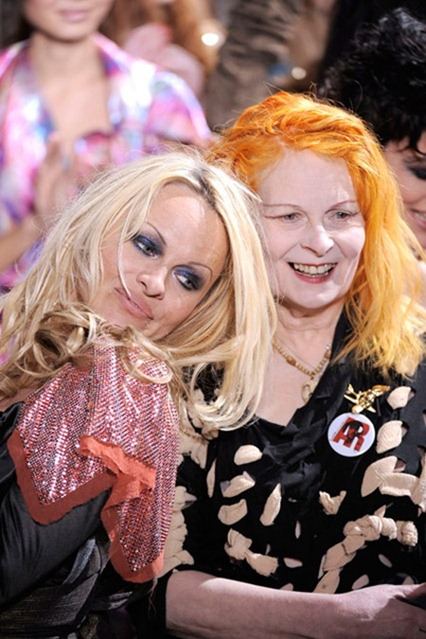 WE &hearts; VIVIENNE WESTWOOD: PAMELA ANDERSON'S 70TH BIRTHDAY PRESENT TO VIVIENNE WESTWOOD