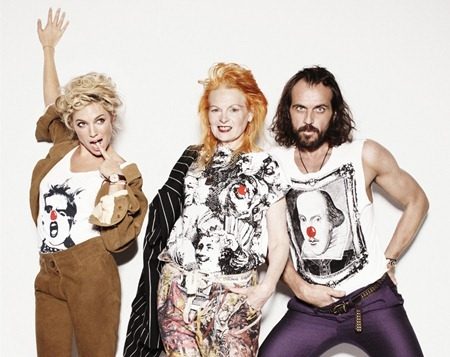 WE &hearts; VIVIENNE WESTWOOD: SIENNA MILLER, VIVIENNE WESTWOOD & ANDREAS KRONTHALER FOR COMIC RELIEF CAMPA