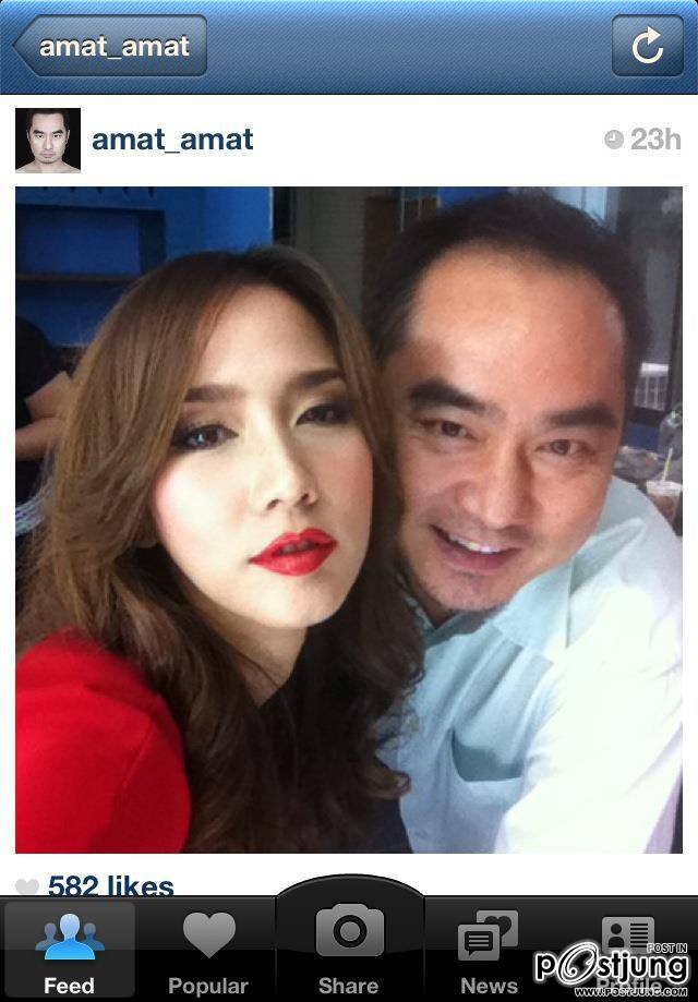 "อั้ม พัชราภา"กับปากสีจี๊ดโดนใจ!!