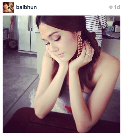 ชมพู่ อารยา รูปจาก Chomismaterialgirl on Instagram
