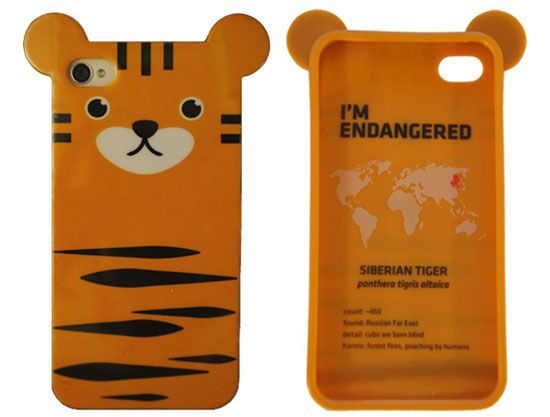 เคสไอโฟนรูปสัตว์ใกล้สูญพันธุ์ เตือนใจคนใช้ แถมน่ารักด้วยอะ