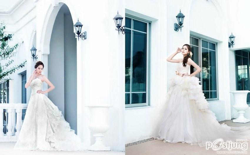 สาวๆ ในชุดเจ้าสาวค่ะ
