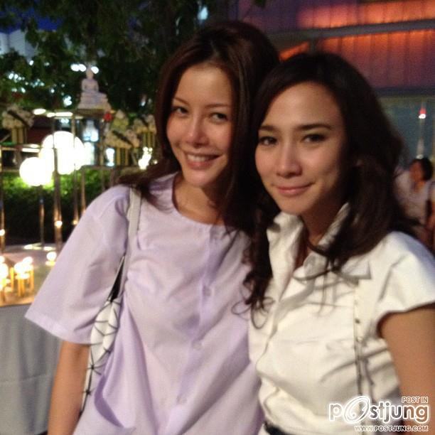"อั้ม พัชราภา"@วันมาฆบูชา !