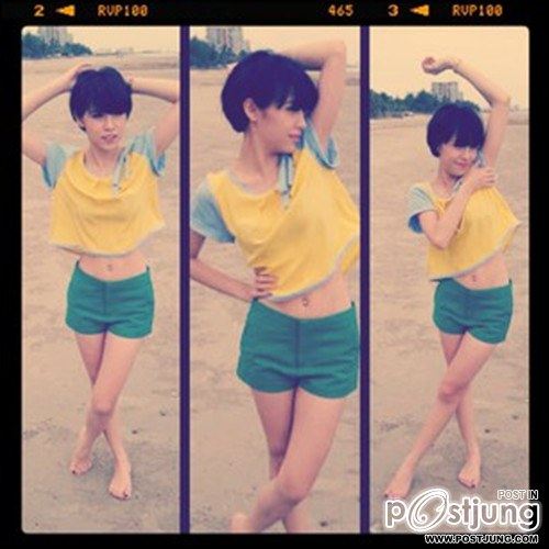พี่แอปเปิ้ลไฮโซสาวชาวลาว แฟนพี่ฟลุ๊คc-quint จ้าาา