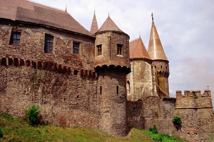 ปราสาทโกธิคใน Transylvania ประเทศโรมาเนีย