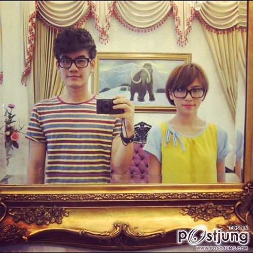 คู่รักหนุ่มไทย แม่สาวลาว พีฟลุ๊ค and พี่แอปเปิ้ล