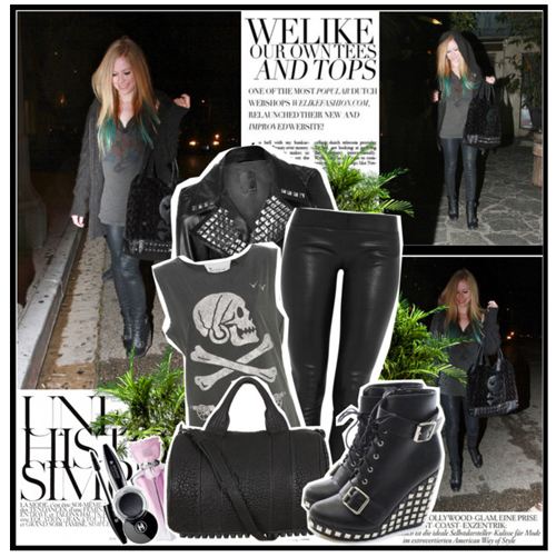 แฟชั่น สวย แสบ ซ่า แบบ คอลเลคชั่น Avril Lavigne