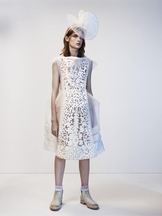 VOGUE UK: LARA MULLEN IN "THE WHITE ALBUM" BY PHOTOGRAPHER JOSH OLINS