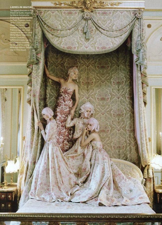 VOGUE MAGAZINE: KATE MOSS IN "CHECKING OUT" BY PHOTOGRAPHER TIM WALKER