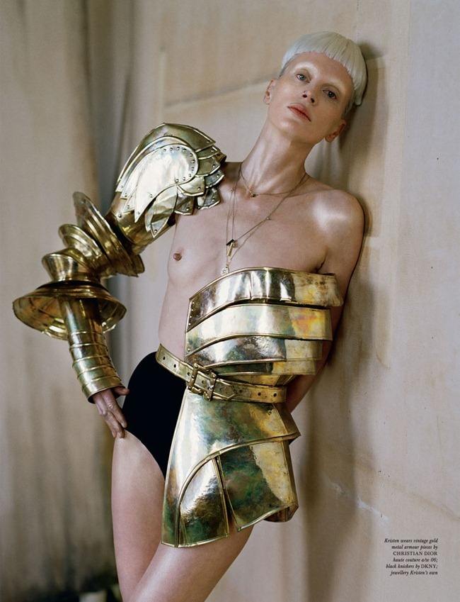 LOVE MAGAZINE: KRISTEN MCMENAMY IN "THE ORIGIN OF MONSTERS" BY PHOTOGRAPHER TIM WALKER