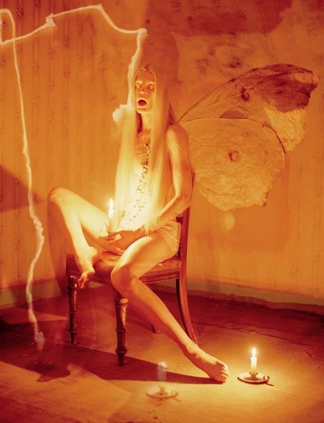 LOVE MAGAZINE: KRISTEN MCMENAMY IN "THE ORIGIN OF MONSTERS" BY PHOTOGRAPHER TIM WALKER
