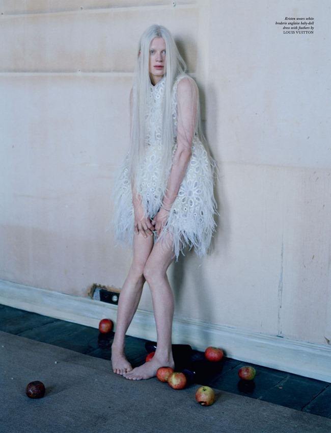 LOVE MAGAZINE: KRISTEN MCMENAMY IN "THE ORIGIN OF MONSTERS" BY PHOTOGRAPHER TIM WALKER