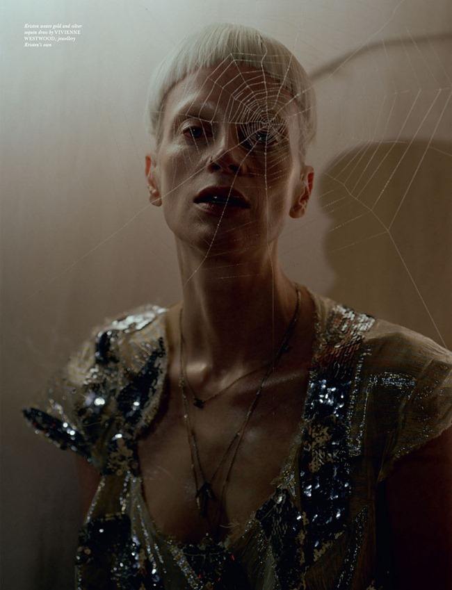 LOVE MAGAZINE: KRISTEN MCMENAMY IN "THE ORIGIN OF MONSTERS" BY PHOTOGRAPHER TIM WALKER