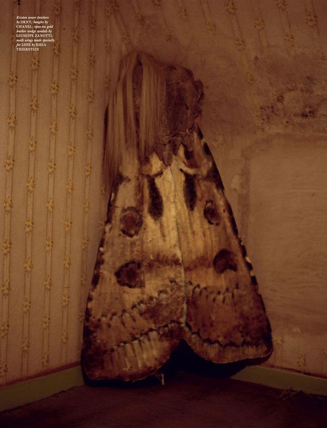 LOVE MAGAZINE: KRISTEN MCMENAMY IN "THE ORIGIN OF MONSTERS" BY PHOTOGRAPHER TIM WALKER