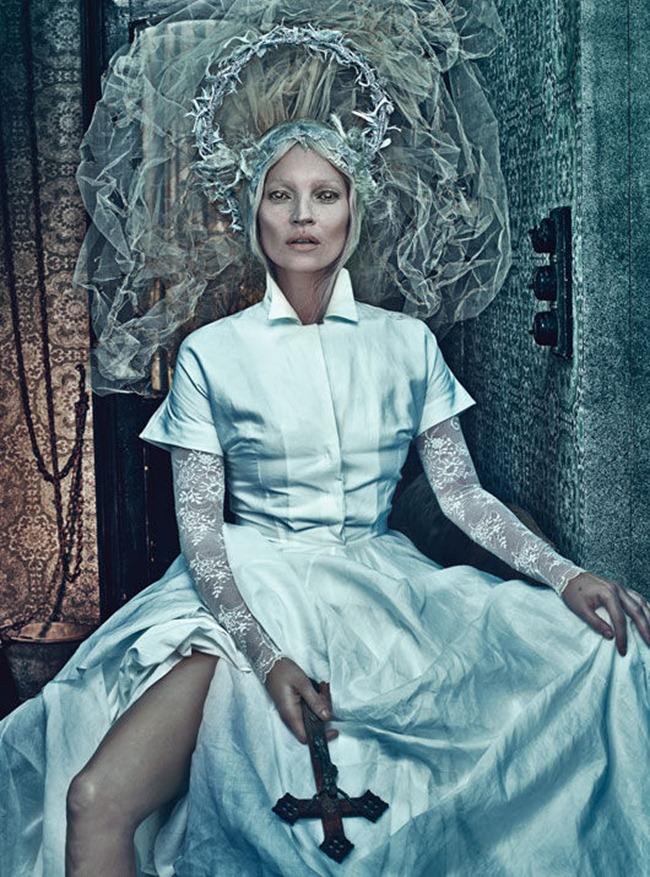 W MAGAZINE: KATE MOSS IN "GOOD KATE, BAD KATE" BY PHOTOGRAPHER STEVEN KLEIN