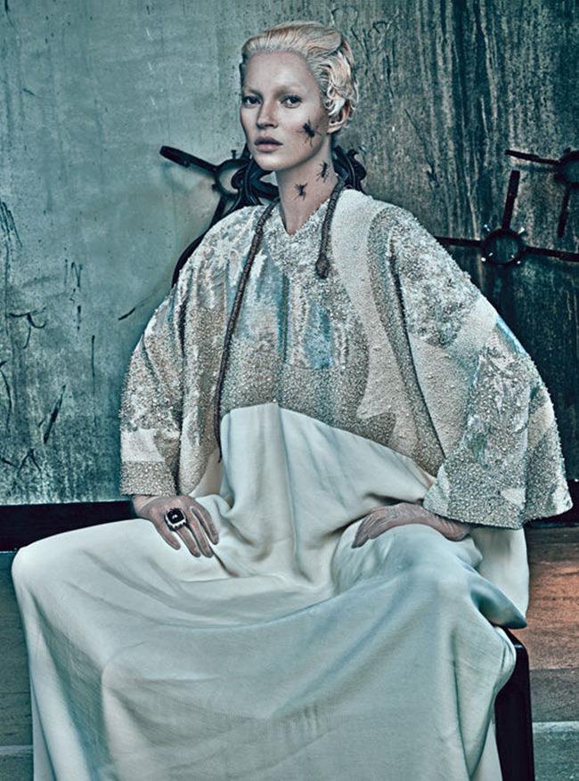 W MAGAZINE: KATE MOSS IN "GOOD KATE, BAD KATE" BY PHOTOGRAPHER STEVEN KLEIN