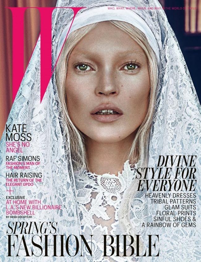 W MAGAZINE: KATE MOSS IN "GOOD KATE, BAD KATE" BY PHOTOGRAPHER STEVEN KLEIN