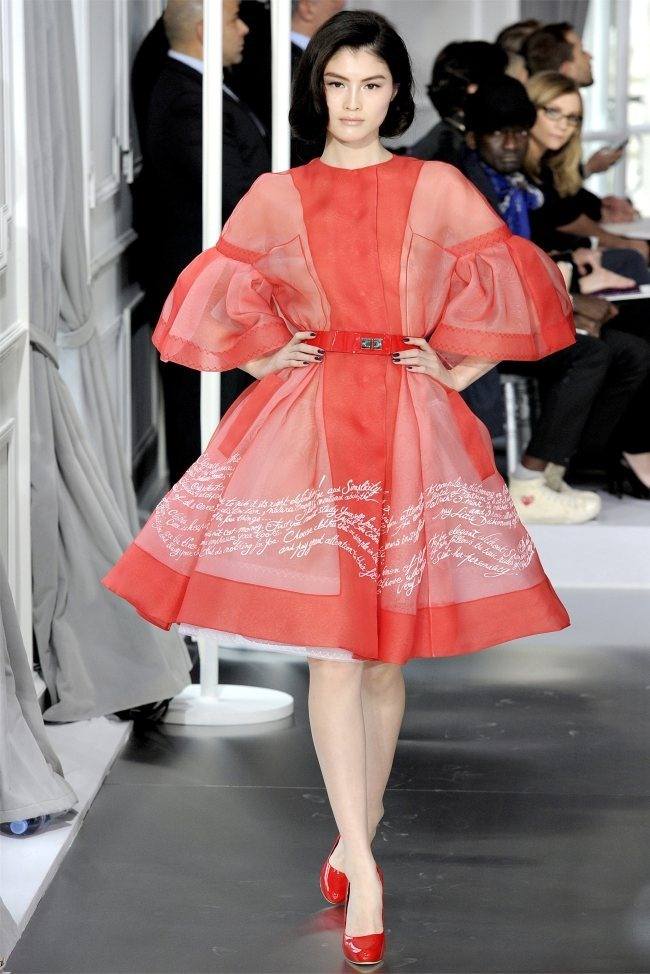 PARIS HAUTE COUTURE: DIOR SPRING 2012 COUTURE