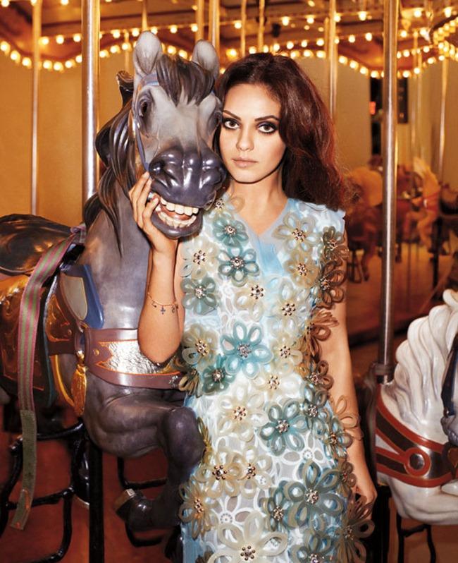 HARPER'S BAZAAR MAGAZINE: MILA KUNIS BY PHOTOGRAPHER TERRY RICHARDSON