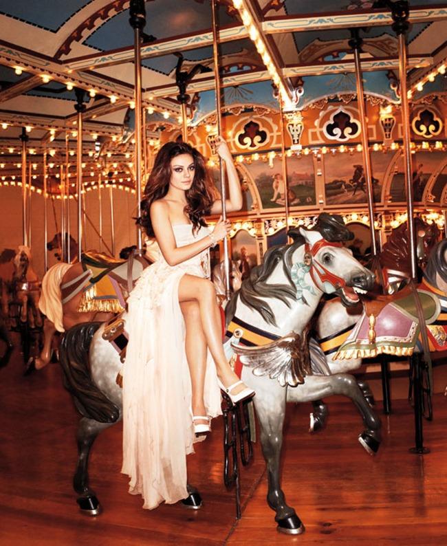 HARPER'S BAZAAR MAGAZINE: MILA KUNIS BY PHOTOGRAPHER TERRY RICHARDSON