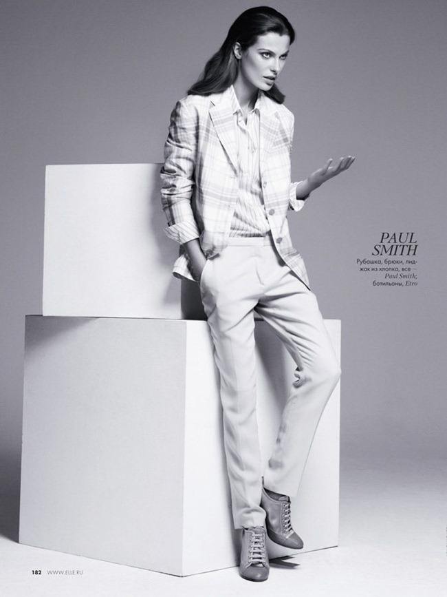 ELLE RUSSIA: AURELIE CLAUDEL BY PHOTOGRAPHER ASA TALLGARD