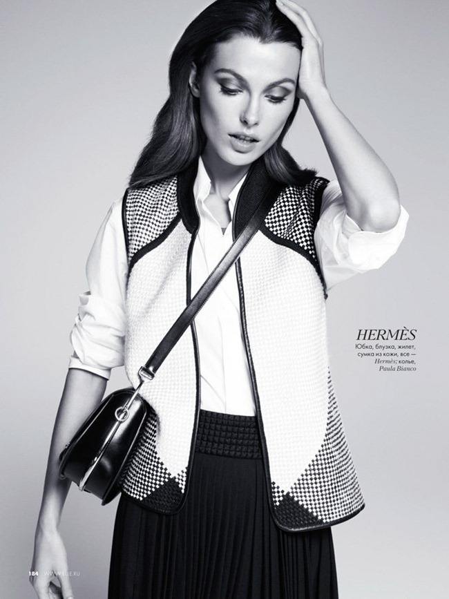 ELLE RUSSIA: AURELIE CLAUDEL BY PHOTOGRAPHER ASA TALLGARD