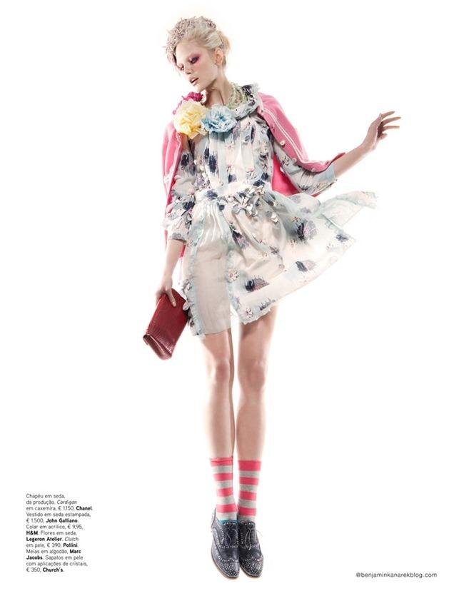 VOGUE PORTUGAL: DANI SEITZ IN "CANDY COLOUR" BY PHOTOGRAPHER BENJAMIN KANAREK