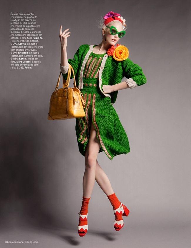 VOGUE PORTUGAL: DANI SEITZ IN "CANDY COLOUR" BY PHOTOGRAPHER BENJAMIN KANAREK