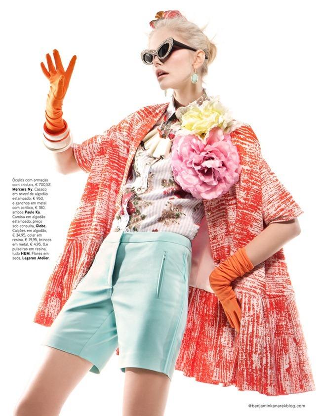 VOGUE PORTUGAL: DANI SEITZ IN "CANDY COLOUR" BY PHOTOGRAPHER BENJAMIN KANAREK